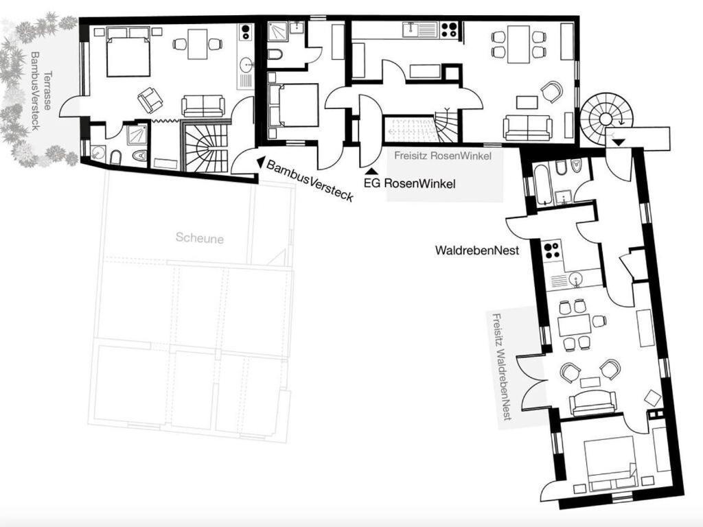 Old Town Hall Apartment In Baden-Wuerttemberg Weilmunster Eksteriør billede